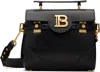 Balmain Women B-buzz Leather Crossbody Bag In Black