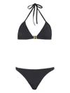 Balmain Logo-print Triangle Bikini Set