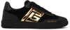 Balmain Swan Low-top Sneakers In Ead Noir/or