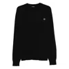 Balmain Logo-detail Long-sleeve T-shirt In Black