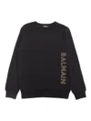 Balmain Black Sweatshirt In Black