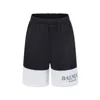Balmain Elastic Waist Swimming Trunks In Black