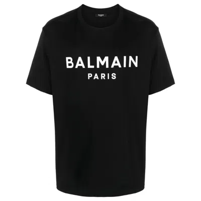 BALMAIN BLACK T SHIRTS