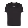 Balmain Embroidered Logo T-shirt In Black