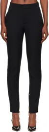 Balmain Black Tailored Trousers In Black