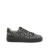 Balmain Black Low Top Sneakers In Black