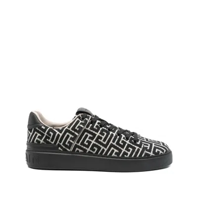 Balmain Black Trainers - Low-tops Men