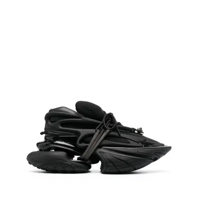 BALMAIN BALMAIN BLACK TRAINERS - LOW-TOPS MEN