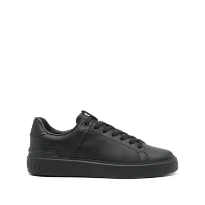BALMAIN BALMAIN BLACK TRAINERS MEN