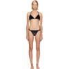Balmain Black Triangle Bikini In 001 Black