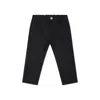 Balmain Black Trousers For Baby Boy With Logo In Black