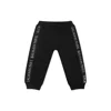 Balmain Black Trousers For Babykids With Logo In Black