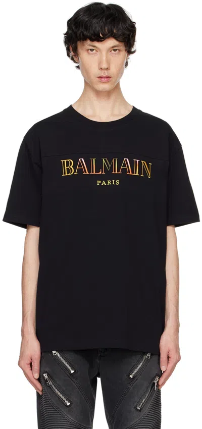 Balmain T-shirt In Black