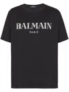 Balmain Vintage Crystal-embellished T-shirt In Black