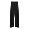 Balmain Black Virgin Wool Trousers In Black