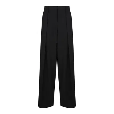 Balmain Black Virgin Wool Trousers