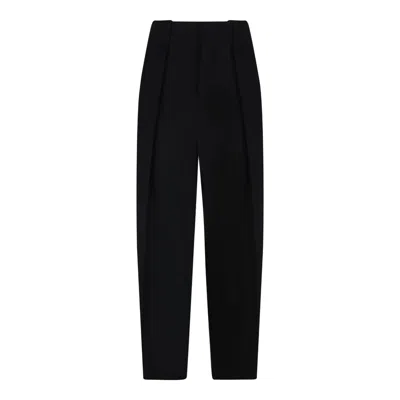Balmain Black Virgin Wool Trousers