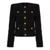 Balmain Black Viscose Blend Jacket In Black