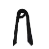 Balmain Black Viscose Foulards