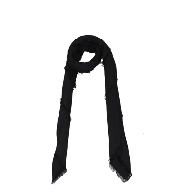 Balmain Black Viscose Foulards