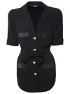 Balmain Ss 4 Pockets Crepe Saharian Shirt