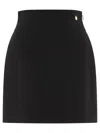 Balmain High-waisted Mini Skirt In Black