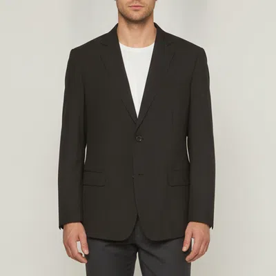 Pre-owned Balmain Black Wool Blend Single Breasted Blazer Xxxl