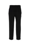 Balmain Black Wool Pant In Black