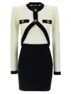 Balmain Vestido Midi - Filo Leone Catena In White
