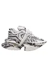 Balmain Unicorn Wave Sneakers In Grey