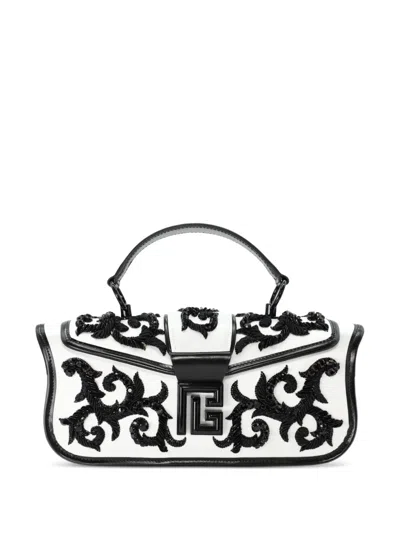 Balmain Blaze Tote Bag In Black
