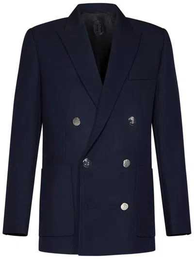 Balmain Blazer In Blue