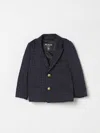 Balmain Patterned-jacquard Blazer In Blau