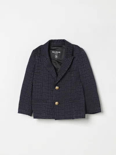 BALMAIN BLAZER BALMAIN KIDS COLOR BLUE,G66967009