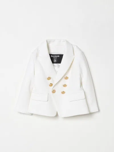 Balmain Kids' Blazer  Kinder Farbe Weiss