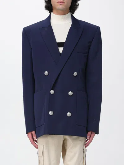 Balmain Jacket  Men Color Blue