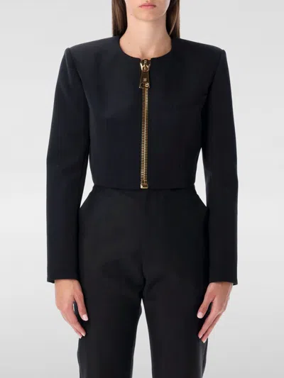 BALMAIN JACKET BALMAIN WOMAN COLOR BLACK,H50880002
