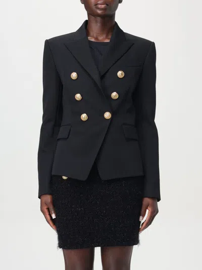 Balmain Blazer  Woman Color Black In Multi