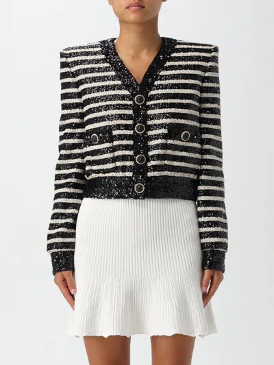 BALMAIN JACKET BALMAIN WOMAN COLOR BLACK,411147002