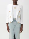 Balmain Blazer  Woman Color White In White