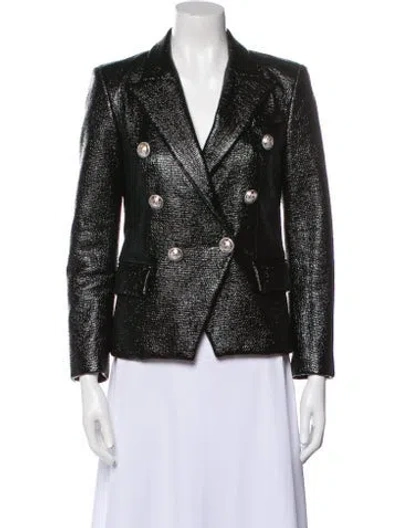 Pre-owned Balmain Blazer In Black