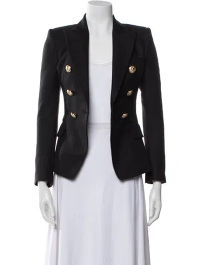 Pre-owned Balmain Blazer In Black