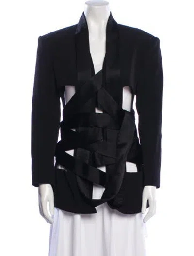 Pre-owned Balmain Blazer In Black