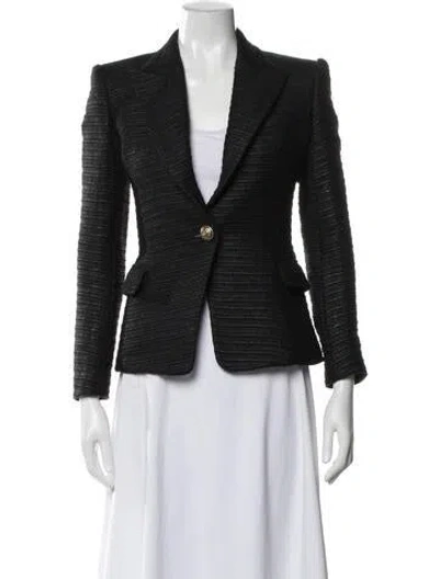 Pre-owned Balmain Blazer In Black