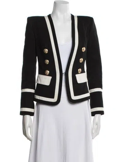 Pre-owned Balmain Blazer In Black