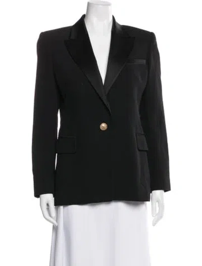 Pre-owned Balmain Blazer In Black