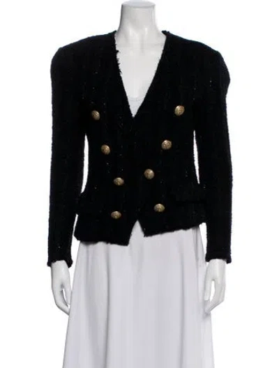 Pre-owned Balmain Blazer In Black