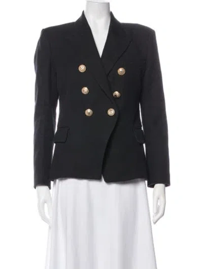 Pre-owned Balmain Blazer In Black