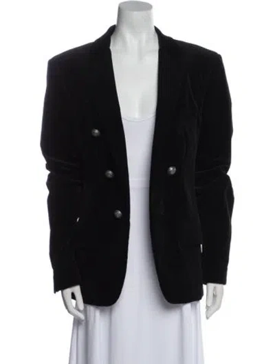 Pre-owned Balmain Blazer In Blue