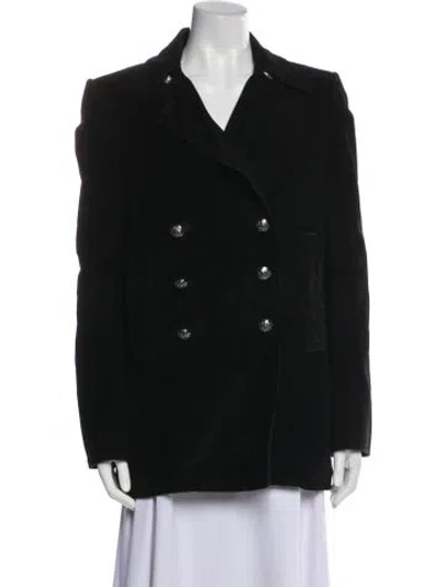 Pre-owned Balmain Blazer In Blue